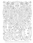 Load image into Gallery viewer, Power of Love Coloring Book