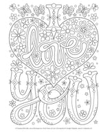 Power of Love Coloring Book