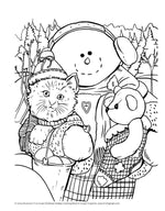 Cute Christmas Holiday Coloring Book