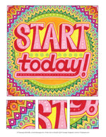 Live a Colorful Life Coloring Book