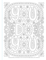 Live a Colorful Life Coloring Book