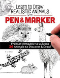 Load image into Gallery viewer, Learn to Draw Realistic Animals with Pen & Marker