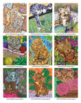 Load image into Gallery viewer, Cats & Kittens Coloring Book