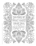 Load image into Gallery viewer, Happy Blossoms Coloring Book