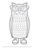 Dapper Animals Coloring Book