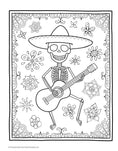 Load image into Gallery viewer, Day of the Dead Coloring Book