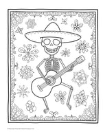 Day of the Dead Coloring Book