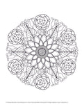 Load image into Gallery viewer, Flower Mandalas Coloring Book