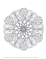 Flower Mandalas Coloring Book