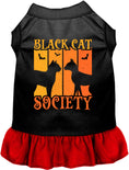 Load image into Gallery viewer, Black Cat Society Pet Dress
