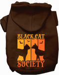 Load image into Gallery viewer, Black Cat Society Halloween Pet Hoodie