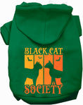 Load image into Gallery viewer, Black Cat Society Halloween Pet Hoodie