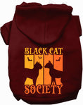 Load image into Gallery viewer, Black Cat Society Halloween Pet Hoodie