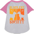 Load image into Gallery viewer, Black Cat Society Pet Raglan Shirt