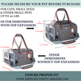 Load image into Gallery viewer, Mr. Peanut's Gold Series Standard Size Airline Compliant Expandable Pet Carrier
