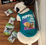 Puppies & Yoga OG Sleeveless Top | Custom Dog Tank | Gift for Dog Moms