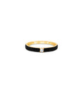 Load image into Gallery viewer, OLIVE & CHAIN Black & White Diamond Ring - Yellow Gold, 5.5