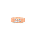 Load image into Gallery viewer, OLIVE & CHAIN Diamond Baguette Cluster Celestial Cigar Band - Yellow Gold, 6.0