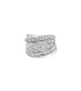 Load image into Gallery viewer, OLIVE & CHAIN Diamond Celestial Crossover Ring - Yellow Gold, 6.0
