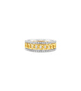 Load image into Gallery viewer, OLIVE & CHAIN Diamond Cuban Link Line Band - Yellow Gold, 5.0