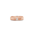 Load image into Gallery viewer, OLIVE & CHAIN Diamond Trillion Flush Band - Yellow Gold, 6.0