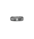 Load image into Gallery viewer, OLIVE & CHAIN Diamond Trillion Flush Band - Yellow Gold, 6.5