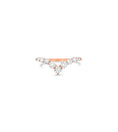 Load image into Gallery viewer, OLIVE & CHAIN Diamond Signature Chevron Ring - White Gold, 6.0