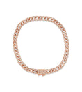 Load image into Gallery viewer, OLIVE & CHAIN Diamond Cuban Link Bracelet - Yellow Gold, 6.5 inch