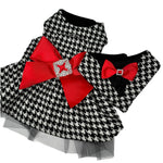 Royal Houndstooth Dress