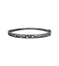 Load image into Gallery viewer, OLIVE & CHAIN Diamond Scatter Bangle - Black Gold
