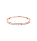 Load image into Gallery viewer, OLIVE & CHAIN Diamond Cuban Link Bangle - Rose Gold
