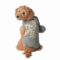 Load image into Gallery viewer, Alpaca Grey Snowflake Dog Sweater