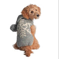 Load image into Gallery viewer, Alpaca Grey Snowflake Dog Sweater