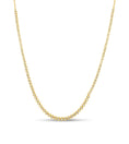 Load image into Gallery viewer, OLIVE & CHAIN Diamond Bezel Tennis Necklace - Yellow Gold