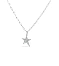 Load image into Gallery viewer, OLIVE & CHAIN Diamond Rockstar Pendant - White Gold