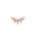 Load image into Gallery viewer, OLIVE & CHAIN Diamond Baguette Chevron Ring - White Gold, 6.0