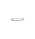 Load image into Gallery viewer, OLIVE & CHAIN Diamond Baguette Bar Set Band - White Gold, 5.5