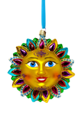 Load image into Gallery viewer, Aztec Sun Glass Ornament (RPG) - Southlake Paws