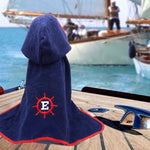 Blue terry bathrobe for dogs