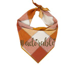 Adorable Luxe Flannel Dog Bandana