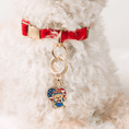 Load image into Gallery viewer, American Heart & Dabbing American Bear Pet Charm Set