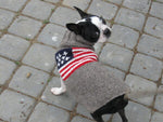 American Flag Wool Dog Sweater