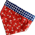 Load image into Gallery viewer, Anchors Bandana Dog Collar - Southlake Paws