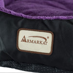 Armarkat Large Soft Cat Bed in Purple and Black