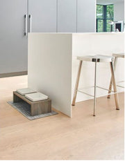 Artisan Double Wood Feeder Fossil