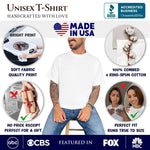 Father Definition T-Shirt, White and Natural Inspirational Tee for Hero Dad