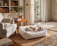 Load image into Gallery viewer, Bowsers B-Lounge Orthopedic Dog Bed in fawn