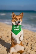 Load image into Gallery viewer, Parisian Pet 'Trouble Maker' Bandana for Dogs & Cats - Fun, Comfortable, Trendy Green Pet Fashion Accessory-Saint Patrick's Day
