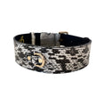 Load image into Gallery viewer, White & Black Classic Snake Collar
