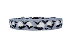 Moon Black and White with Bats Dog Collar